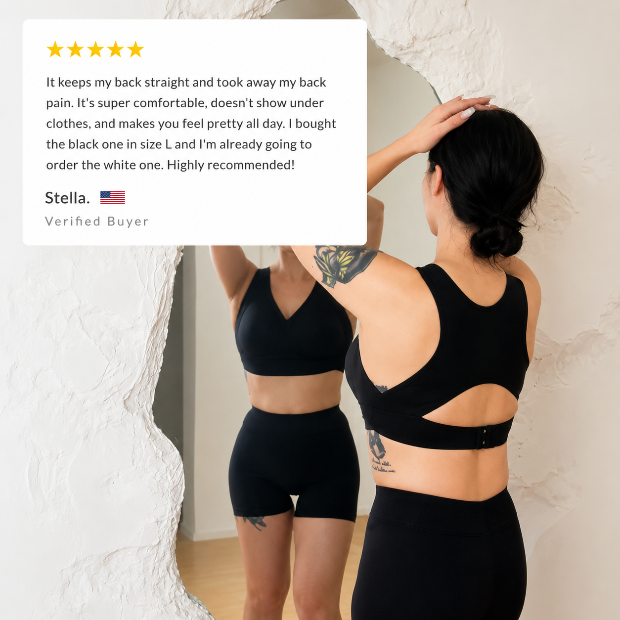 Natural Lift All-Day Support in 10 Seconds With the PostureLift Bra