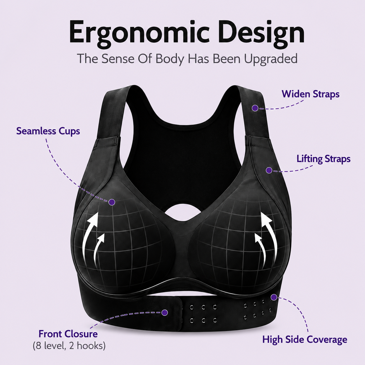 Natural Lift All-Day Support in 10 Seconds With the PostureLift Bra