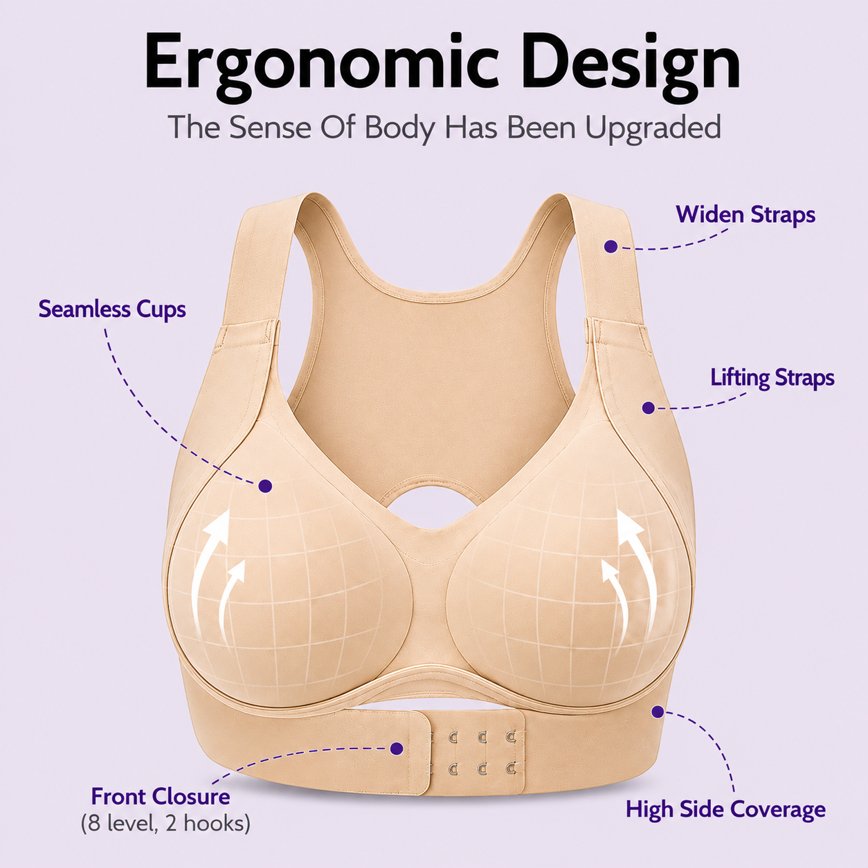 Natural Lift All-Day Support in 10 Seconds With the PostureLift Bra