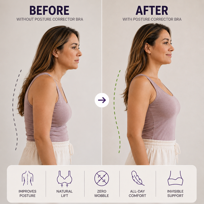 Natural Lift All-Day Support in 10 Seconds With the PostureLift Bra